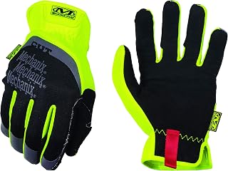Mechanix Wear FastFit E5 Work Gloves X-Large Black/Fluorescent Yellow