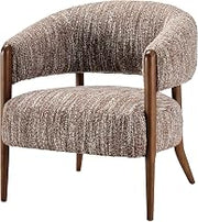 Mayla Accent Chair - Dappled Rose Clay Boucle