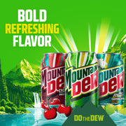 Soda, Code Red, 12oz Cans (12 Pack) by Mountain Dew – 12 Fl Oz (Pack of 12), Pack of 12, Model mountaindewredcode12