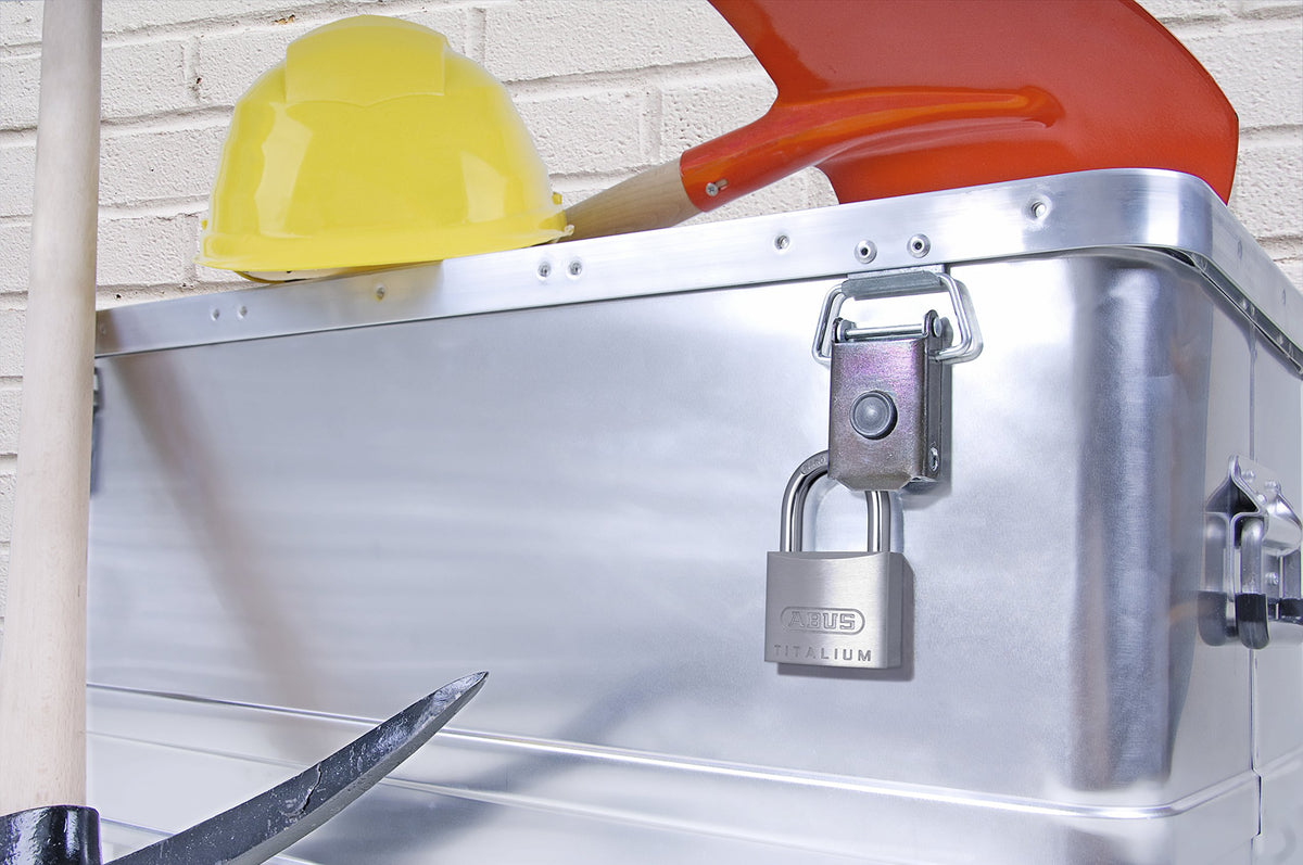 64TI/25 Titalium™ Aluminum Alloy Padlock Keyed Different - Nano Protect Steel Shackle by ABUS – Aluminum, Model 65975