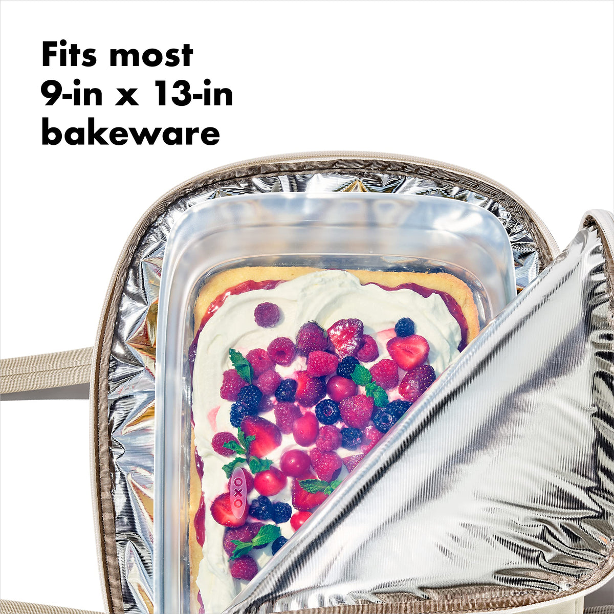 OXO Casserole Carrier with Insulation, Standard, Oat
