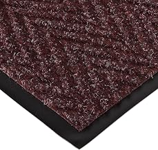 Notrax 105 Chevron Entrance Mat, for Lobbies and Indoor Entranceways, 2' Width x 3' Length x 5/16" Thickness, Burgundy