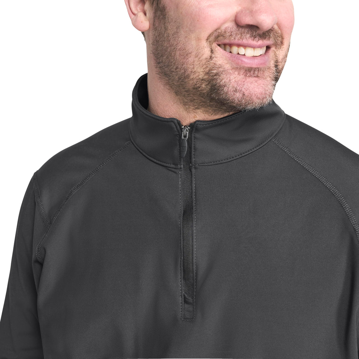 Red Kap Small / Carbon / Performance Stretch Jersey 1/4 Zip Pullover Sweaters