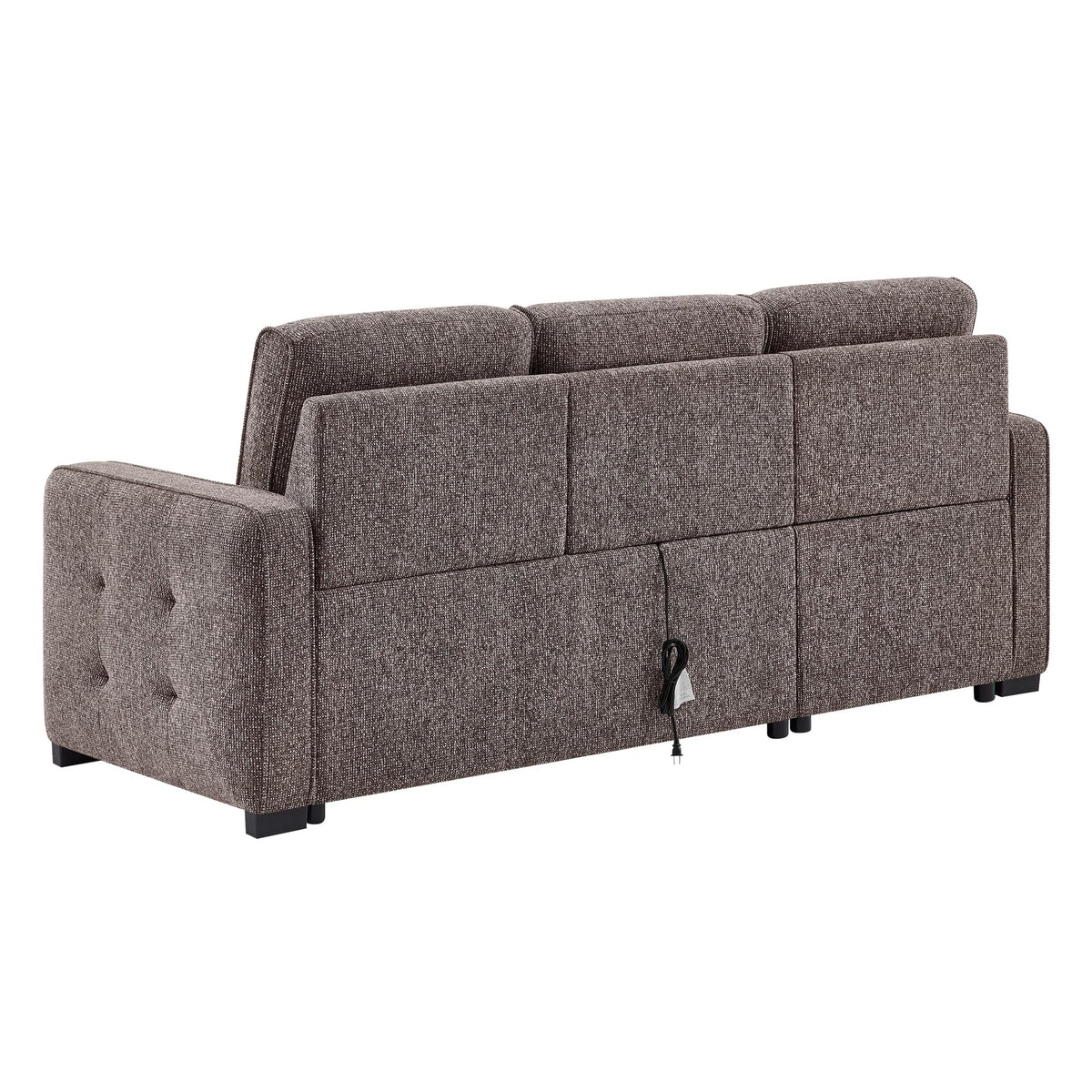 U0707 Brown Reversible Sofa Bed by Global Furniture USA – Metal, Brown, Pack of 2, Model AMZ-U0707-BROWN-REVERSIBLE SOFA BED