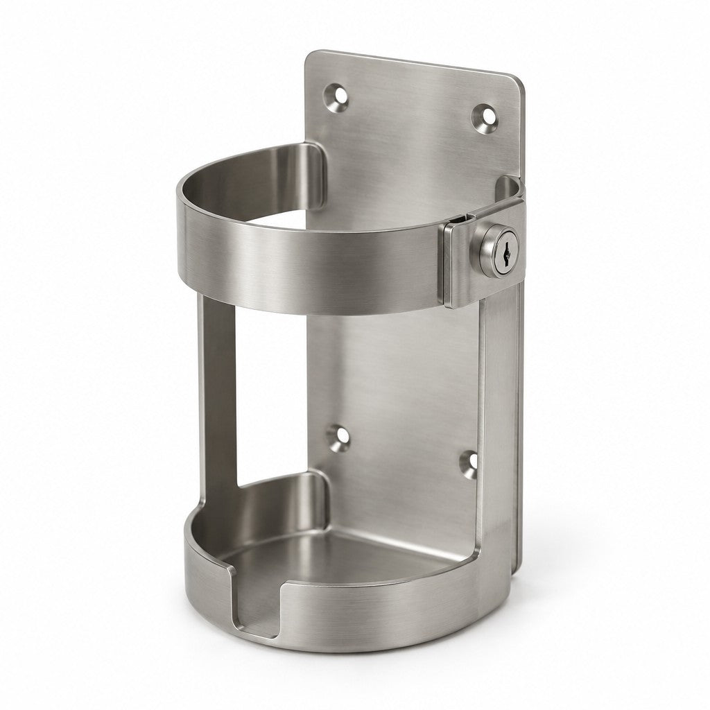 Novo Bottle Bracket, 5 5/16" High, Silver