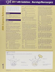 CPT 2011 Express Reference Coding Card Neurology/Neurosurgery