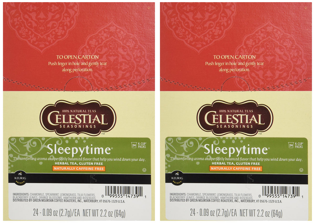 Green Tea K-Cup 48 Count Case by Celestial Seasonings – Pack of 2