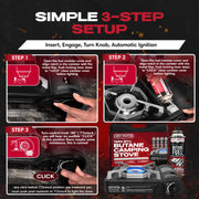 Chef Master Stove Only / Black / 1 Camping Stoves