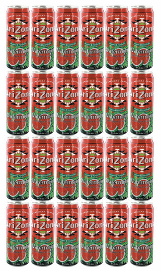 Watermelon, 23 Fl Oz (Pack of 24) by AriZona – 23 Fl Oz (Pack of 24), Pink, Pack of 24, Model 613008720209