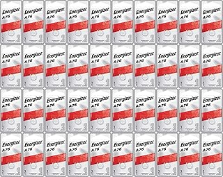 40x Energizer Watch/electronic, A76/lr44 (A76bp) 40 Pack Bundle!! Energizer Lr44 1.5v Button Cell Battery 10 Pack (Replaces: Lr44, Cr44, Sr44, 357, Sr44w, Ag13, G13, A76, A-76, Px76, 675, 1166a, Lr44h, V13ga, Gp76a, L1154, Rw82b, Epx76, Sr44sw, 303, Sr44,
