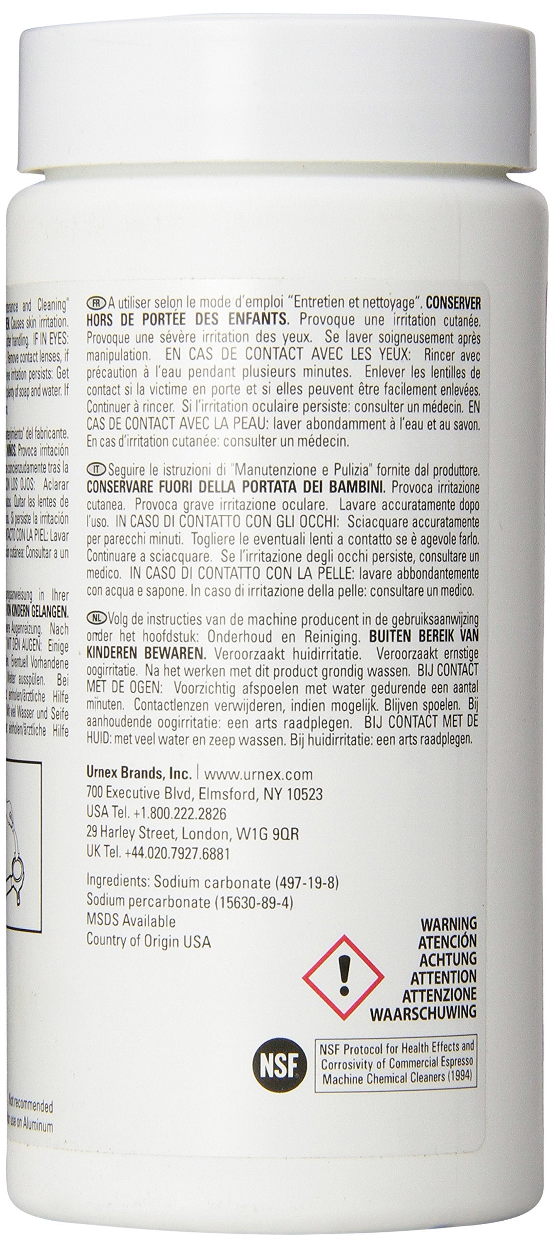 Cafiza Espresso Machine Cleaning Tablets - 100 Tablets - Professional Espresso Machine Cleaner Barista Use by Urnex – 100 Count (Pack of 1), Model 12-E46-UX100