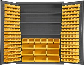 Durham SSC-185-3S-NL-95 Bin Cabinet, 84" Overall Height, 60" Overall Width, Total Number of Bins 185