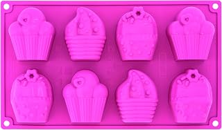 Pavoni Platinum Silicone Happy Birthday Multi-Tray Bake Mould, Pink