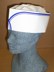 RC100 Low Profile Overseas/Soda Jerk Hat by Cellucap – Paper, Blue, Pack of 100, Model RC-100BL