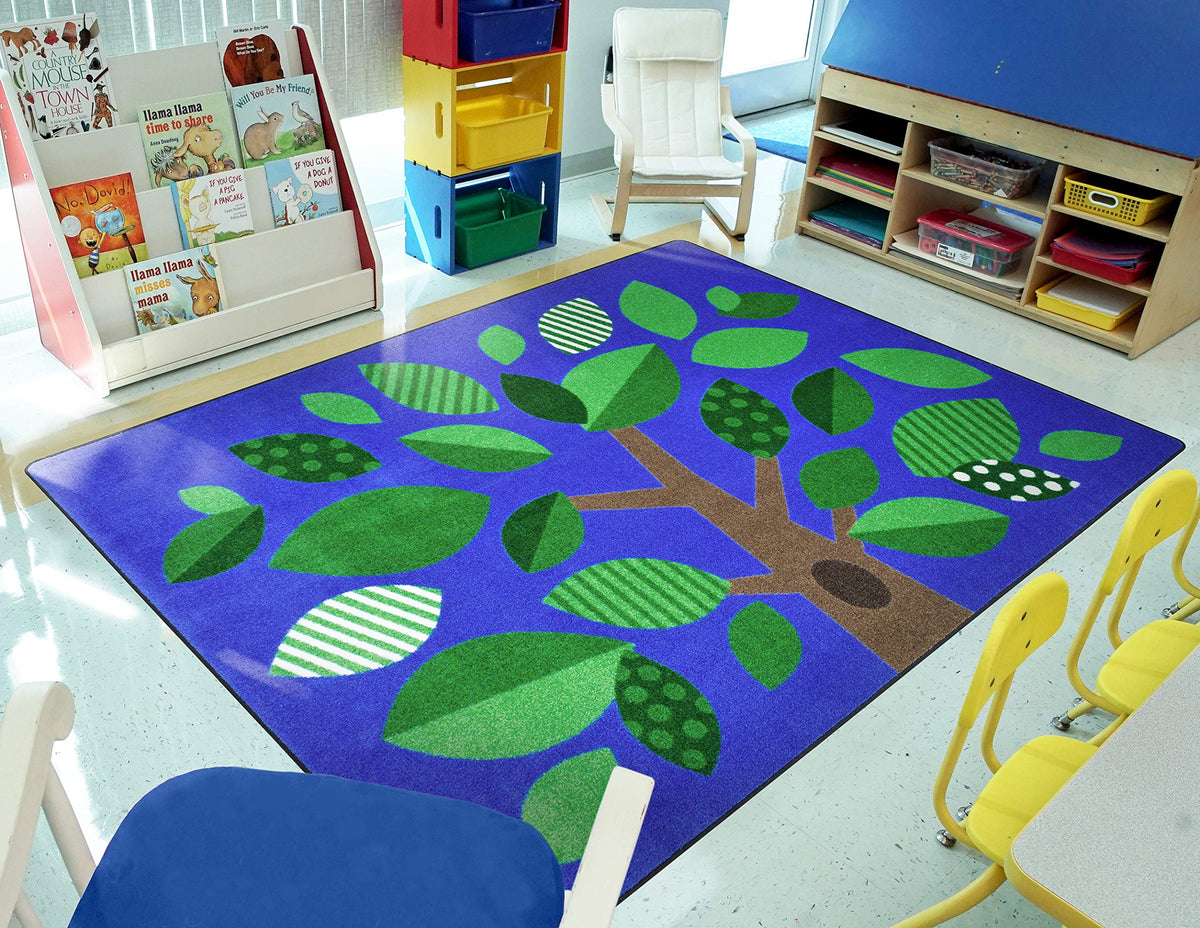 Shady Grove Childrens Rugs C Multicolor by Joy Carpets – 5'4" x 7'8" (Rectangular), Nylon, Multi Color, Model 1942C