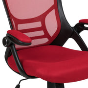 Flash Furniture Red / Set of 1 / Contemporary Home Office Desk Chairs