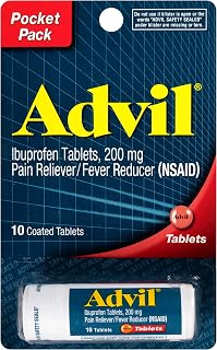 Advil Vial 10 Tablets (Pack of 3)