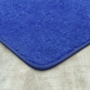 Endurance 6' x 6' Square Solid Colored Area Rug in Royal Blue by Joy Carpets – 6' x 6' (Square), Polyester, Royal Blue, Model 80P-06