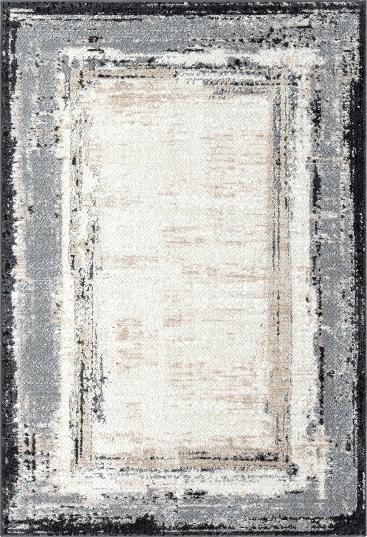 Abani 6'0" x 9'0" (Rectangular) / Ivory / Modern Area Rugs