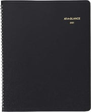 2021 Monthly Planner by AT-A-GLANCE, 9" x 11", Large, 15 Months, Black (702600521)