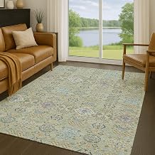 Addison Rugs Chantille ACN2440 Aloe 5' x 7'6" Indoor/Outdoor, Machine Washable, Easy Clean, Non Shedding, Bedroom, Living Room, Dining Room, Kitchen, Patio Rug