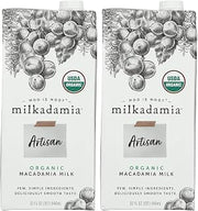 Milkadamia Organic Artisan Macadamia Milk 32 FO (Pack of 2)