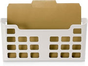Officemate MagnetPlus Magnetic Letter Size File Pocket, Plastic, White (92543), 2.52 x 13.62 x 6.69 Inches,Offwhite