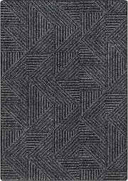 Joy Carpets Above Board 10'9" x 13'2" Area Rug in Color Onyx