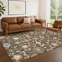 Addison Rugs Chantille ACN2458 Chocolate 2'6" x 3'10" Indoor/Outdoor, Machine Washable, Easy Clean, Non Shedding, Bedroom, Living Room, Dining Room, Kitchen, Patio Rug
