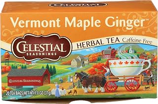 Celestial Seasonings Vermont Maple Ginger Tea, Single Box, 1pack