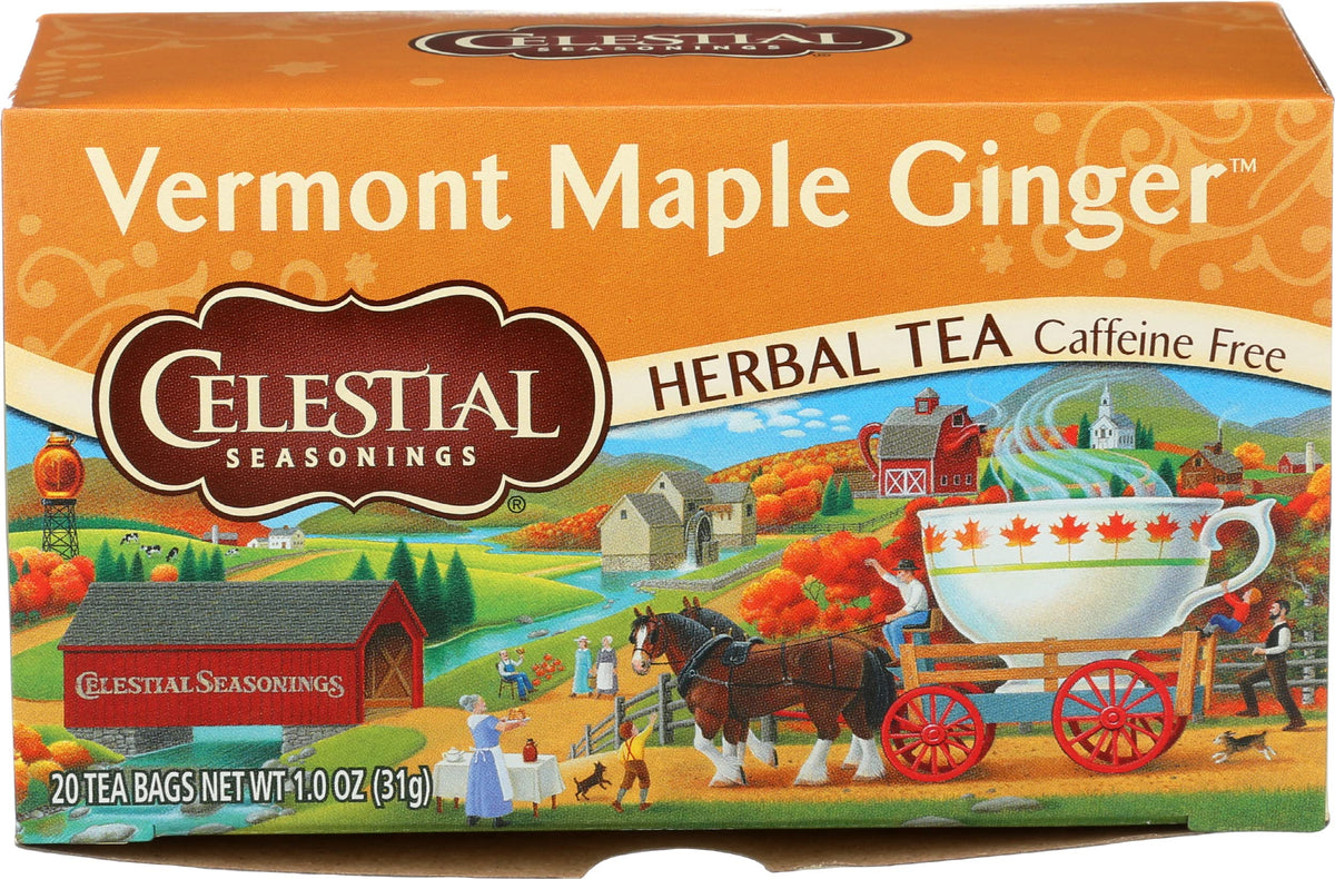 Vermont Maple Ginger Tea by Celestial Seasonings – 20 Count (Pack of 1), No Color, Model CES53855