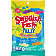 Mini Tropical Fat Free Candy by Swedish Fish – 8 Ounce