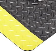 Notrax 510 Diamond-Tuff™ Max Anti-Fatigue/Ant-Slip Mat | 2' X 3' Black/Yellow