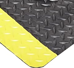 Notrax 510 Diamond-Tuff™ Max Anti-Fatigue/Ant-Slip Mat | 2' X 3' Black/Yellow