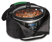 Insulated Portable Slow Cooker Travel Bag Carrying Case by Hamilton Beach – 8 Quarts, Nylon, Black, Model 33002