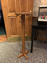 Solid Pine Wood Sample Display Stand by HUBERT – Pine Wood, Brown, Model 37973
