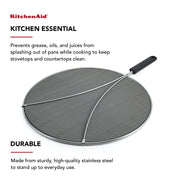 KitchenAid Black / 13 inches / Modern Splatter Screens