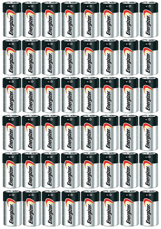 E95 Max ALKALINE D BATTERY Made in USA Exp. 12-2024 or later - 48 Count by Energizer – 48 Count (Pack of 1), Model wx-uj-3523