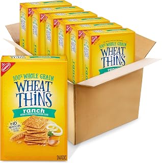Wheat Thins Ranch Crackers, 9 Ounce (Pack of 6)