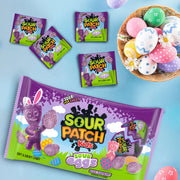 Sour Eggs Soft & Chewy Easter Candy by Sour Patch Kids – 18 Count (Pack of 2), Purple, Pack of 2