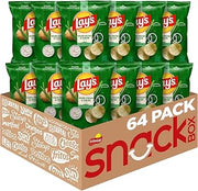 Lay's Potato Chips, Sour Cream & Onion, 1.5 Ounce (Pack of 64)