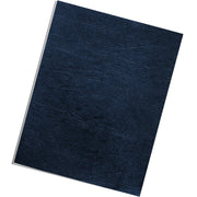 Letter Size Binding Covers Expressions Grain by Fellowes – 50 Pack, Navy, Model 52124