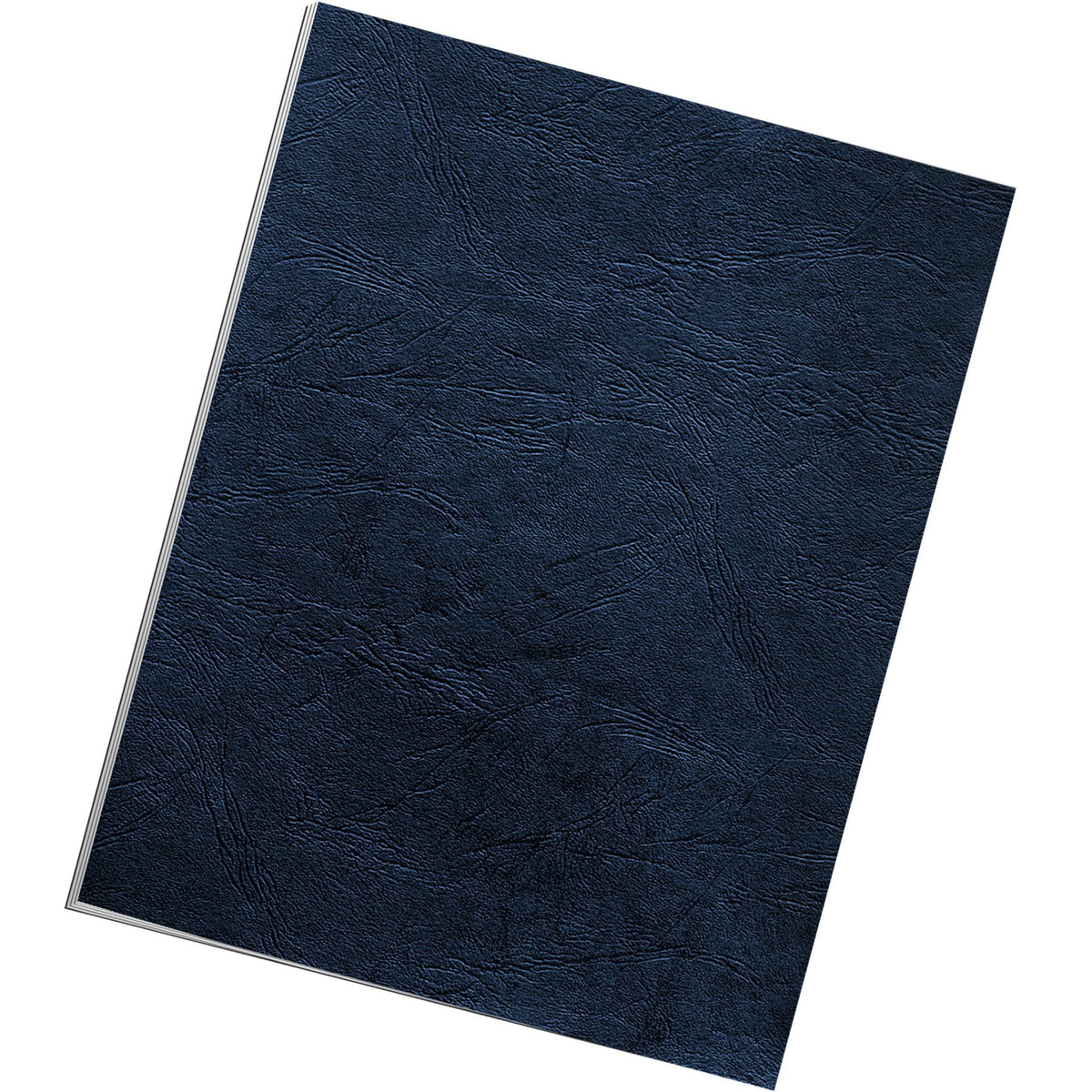 Letter Size Binding Covers Expressions Grain by Fellowes – 50 Pack, Navy, Model 52124