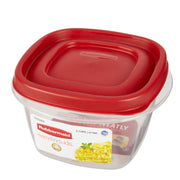 Easy Find Lids Food Storage Container by Rubbermaid – 2 Cup, 473.0 milliliters, Plastic, Red, Model FBA_405306