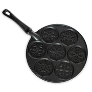 Nordic Ware Snowflake Pancake Pan / 3-Inch Cavities / PFOA free Non-Stick Specialty & Novelty Cake Pans