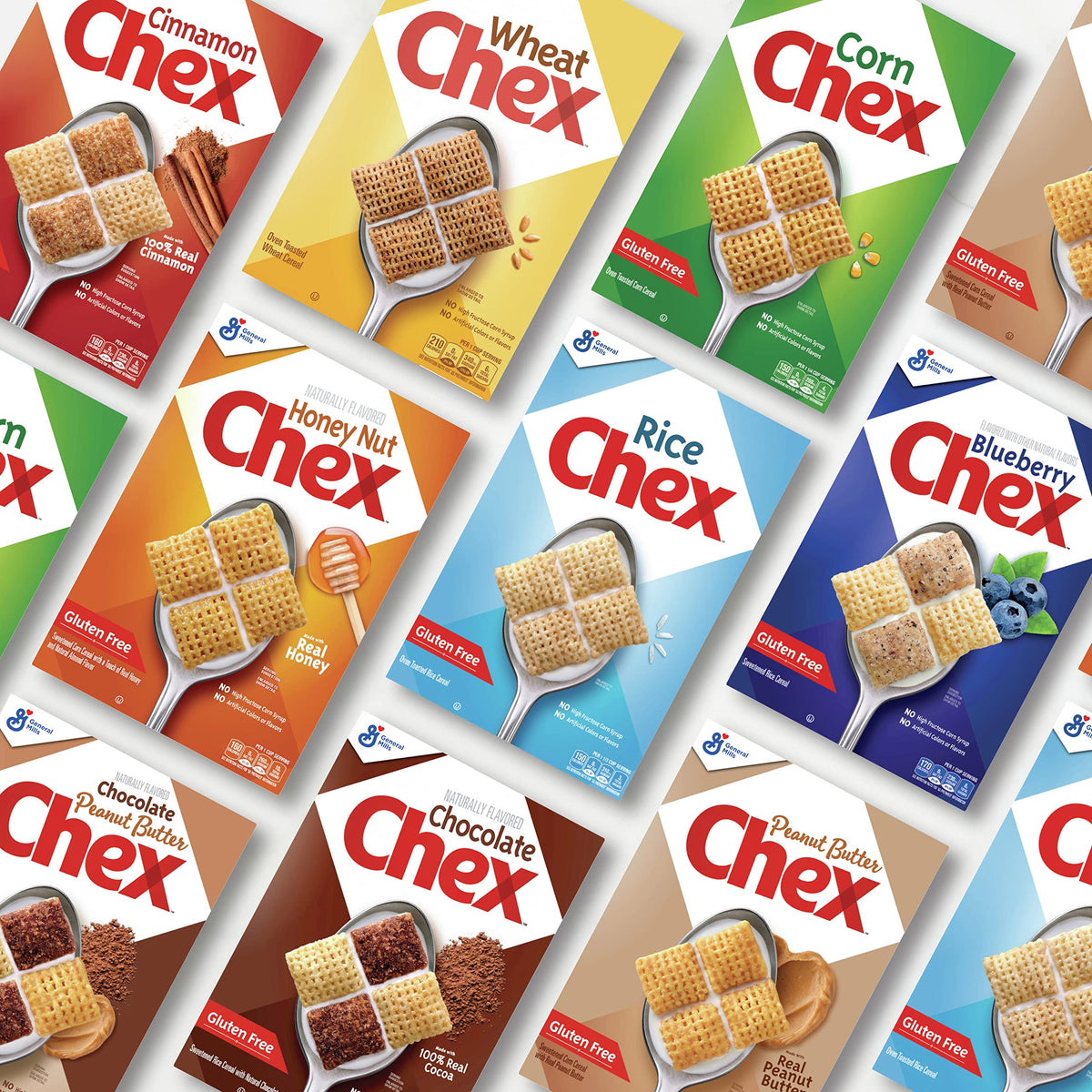 CornGluten Free Breakfast Cereal by Chex – 12 Ounce (Pack of 16), Pack of 16, Model 16000-48796