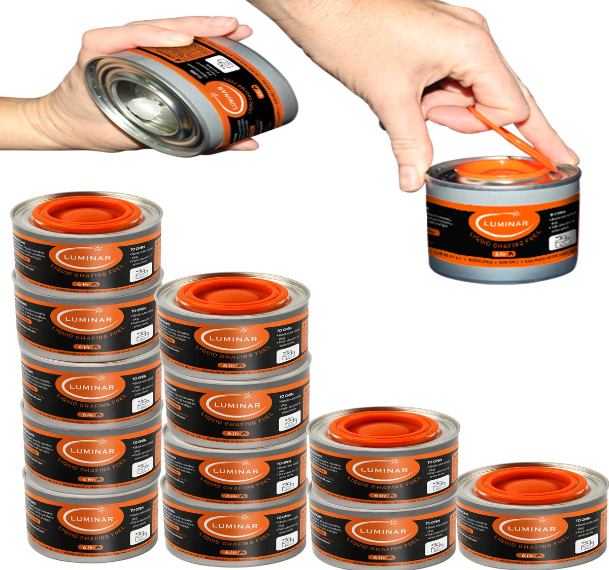 Luminar 6 HOUR / Pack of 12 / 1 Food Warmers