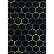 Kid Essentials Breakout Emerald 13'2" Round Area Rug by Joy Carpets – 13'2" (Round), Nylon, Green, Model 2163XLE-03