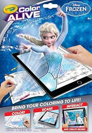 Crayola 95-1064 Frozen Color Alive Action Coloring Pages