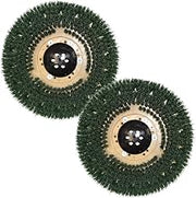 Mal-Grit Scrub™ Brushes for Tennant T600 Auto Scrubber (2-Pack) - Replacement Grit Scrub Brushes (32" Deck)